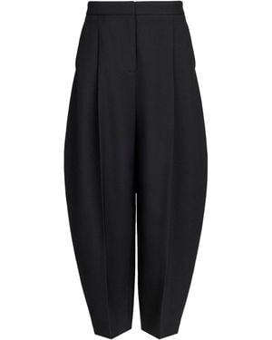 Alaïa Stretch-Wool Balloon Trousers - Black