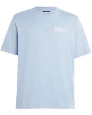 Amiri Cotton Spirit Logo T-Shirt - Blue