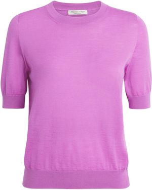 Johnstons of Elgin Cashmere Honour T-Shirt - Purple
