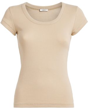 JOSEPH Cotton-Blend Saba T-Shirt - Natural
