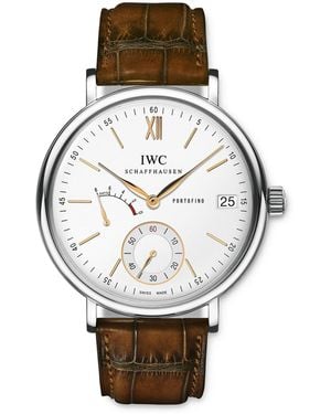 IWC Schaffhausen Stainless Steel Portofino Hand-Wound Watch - Metallic