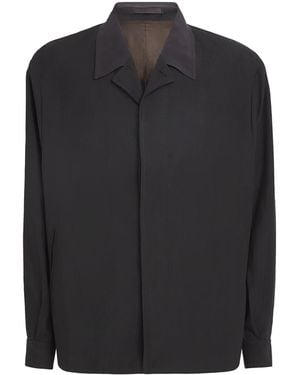 Our Legacy Linen-Blend Pack Blazer - Black