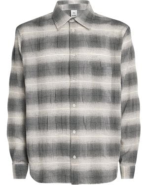Won Hundred Check Pete Shirt - Grey