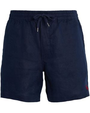 Polo Ralph Lauren Linen Prepster Shorts - Blue