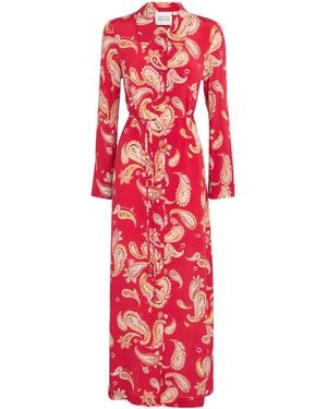 Hayley Menzies Silk Jimi Maxi Dress - Red