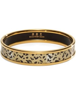 Halcyon Days Plated Leopard Bangle - Metallic