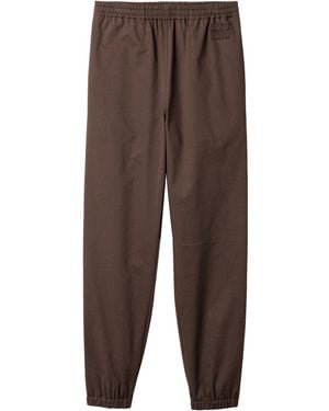 Miu Miu Cotton Logo Track Trousers - Brown