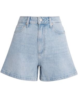 PAIGE Dani High-Rise Denim Shorts - Blue