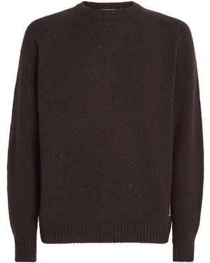 Carhartt Wool-Blend Anglistic Sweater - Brown