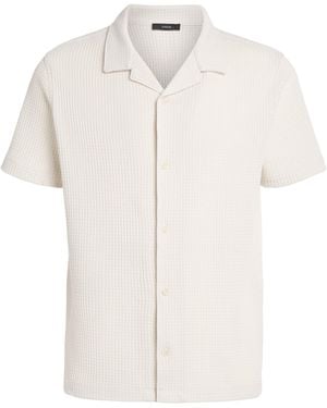 Vince Waffle Knit Shirt - White