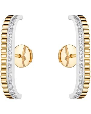 Boucheron And Diamond Quatre Radiant Edition Stud Earrings - Metallic
