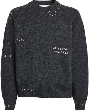 DOMREBEL Wool-Blend Renegade Jumper - Black