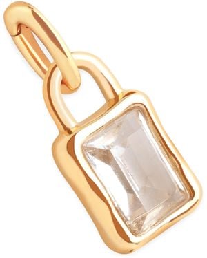 Astrid & Miyu Plated April Birthstone Charm - Metallic