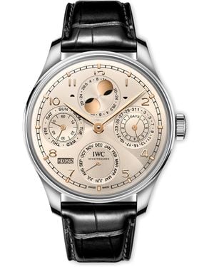 IWC Schaffhausen Portugieser Perpetual Calendar Watch - Metallic