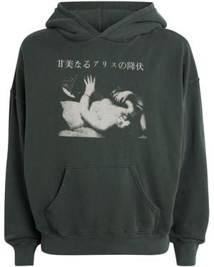 Enfants Riches Deprimes Cotton Sweet Surrender Of Alice Hoodie - Green