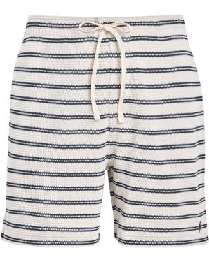 Polo Ralph Lauren Cotton-Blend Stripe Shorts - Blue
