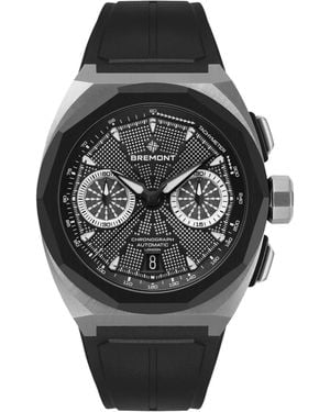 Bremont Stainless Steel Supernova Chronograph Watch - Black
