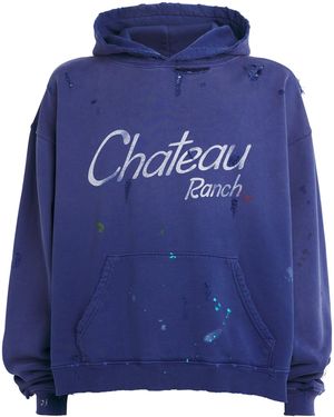 GALLERY DEPT. Cotton Chateau Ranch Hoodie - Blue
