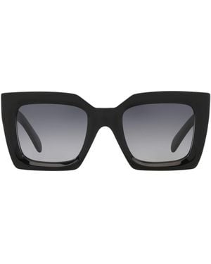 Celine Pointed Square Sunglasses - Black
