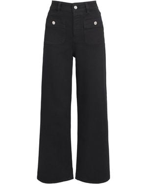 Maje Straight Jeans - Black