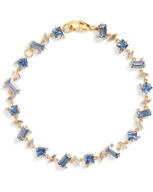 Suzanne Kalan Diamond And Sapphire One Of A Kind Bracelet - Metallic