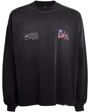 Represent Cotton Eagle Long-Sleeve T-Shirt - Black