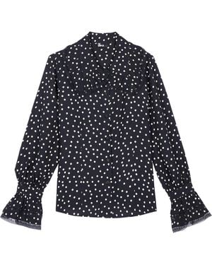 The Kooples Polka-Dot Shirt - Blue