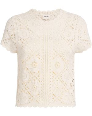 ME+EM Crochet 2-In-1 Baby T-Shirt - White