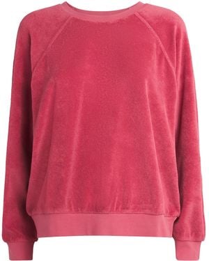 Suzie Kondi Cotton-Blend Samos Sweatshirt - Pink