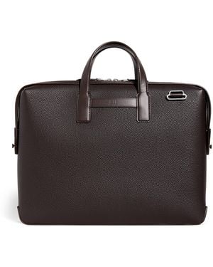 dunhill Leather Harness Briefcase - Black