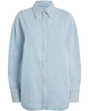 BITE STUDIOS Organic Cotton Denim Shirt - Blue
