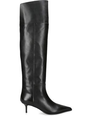 Aeyde Leather Zsazsa Over-The-Knee Boots 55 - Black