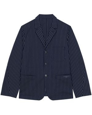 Givenchy Stripe Deconstructed Blazer - Blue