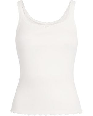 Skims Pointelle Cami Pajama Top - White