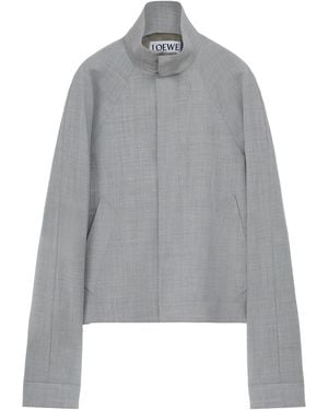 Loewe Wool-Blend Jacket - Grey