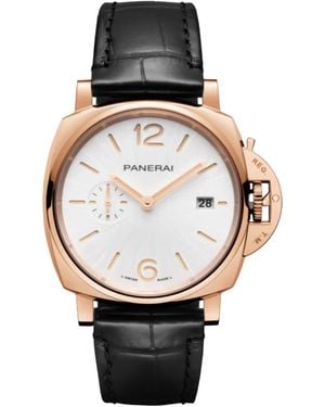 Panerai Rose Luminor Due Watch - Grey