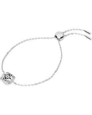 Loewe Sterling Bombé Anagram Bracelet - Metallic