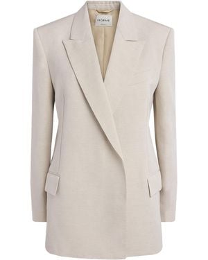FFORME Double-Breasted Winslow Blazer - White