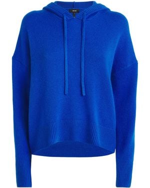 ME+EM Cashmere Luxe Hoodie - Blue