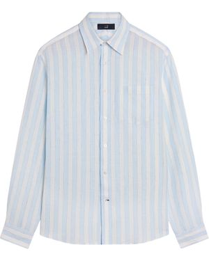 dunhill Linen Shirt - Blue