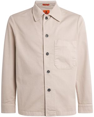 Barena Stretch-Cotton Overshirt - Natural