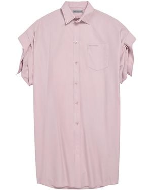 Balenciaga Gathered Shirt - Pink