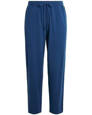 Johnstons of Elgin Cashmere-Blend Joggers - Blue