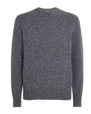 Barena Alpaca-Blend Crew-Neck Jumper - Grey