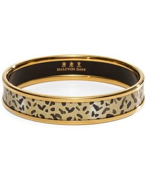Halcyon Days Plated Leopard Bangle - Metallic
