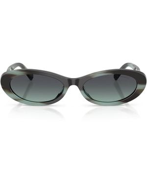 Tiffany & Co. Acetate Oval Tf4250 Sunglasses - Grey