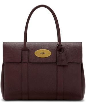 Mulberry Leather Bayswater Shoulder Bag - Red