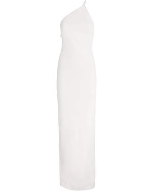 Solace London Crepe Alexandra Maxi Dress - White