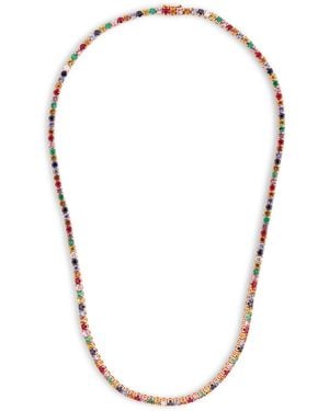 Anita Ko Diamond And Sapphire Hepburn Necklace - Metallic