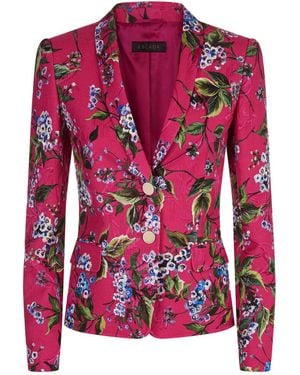 ESCADA Floral Jacquard Blazer - Pink